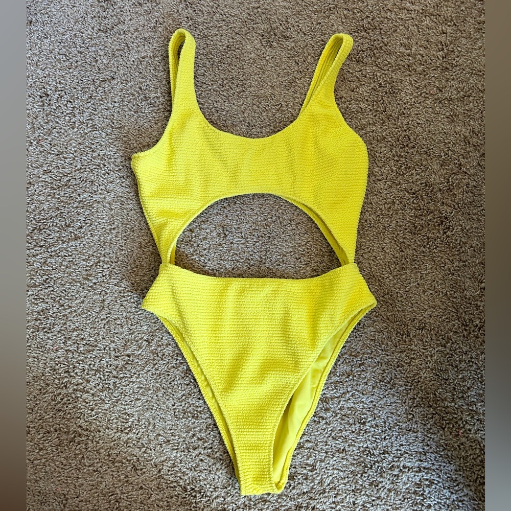 LA Hearts One Piece Cut Out swimsuit